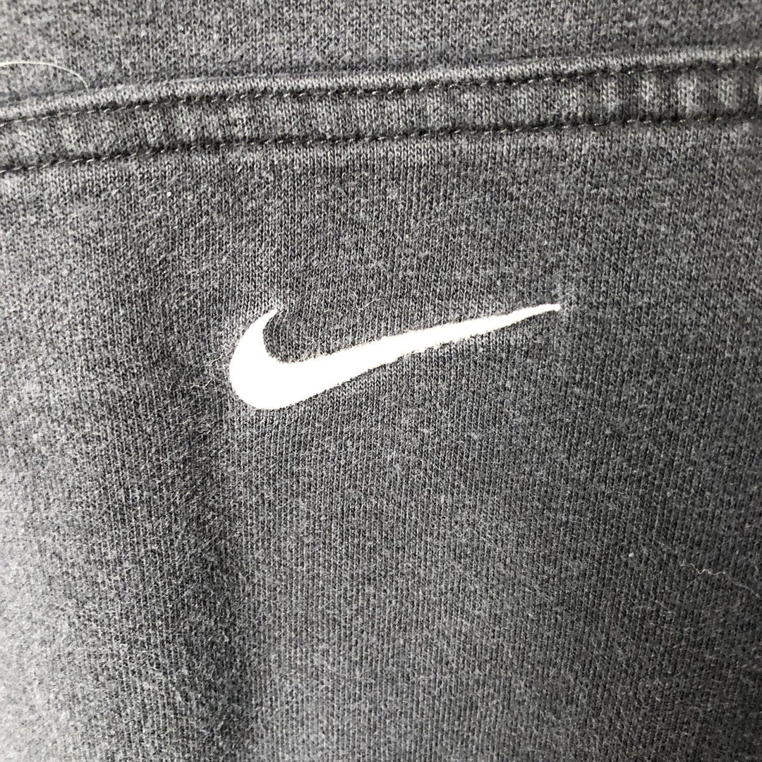 Nike College Sweatshirt Pullover Hoodie, Men's XL cotton black type Vintage Second Hand
