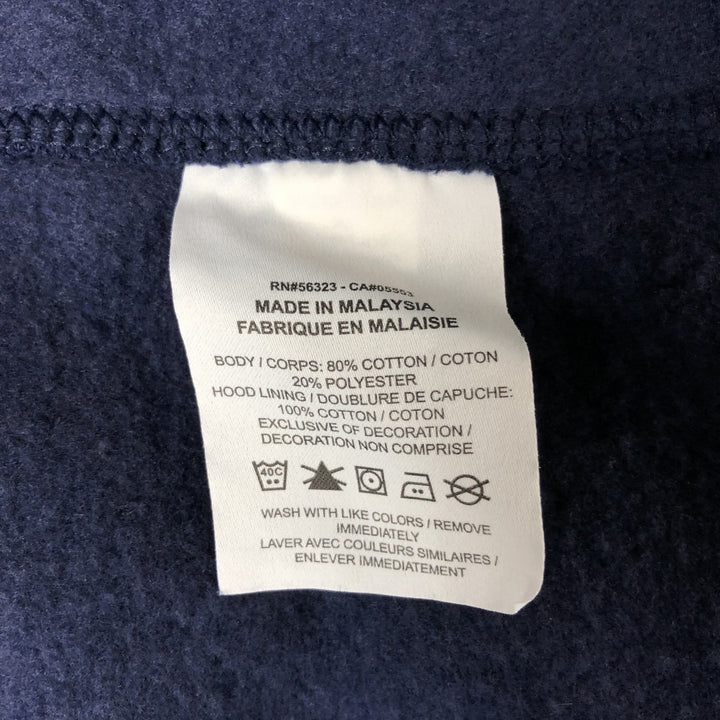 Nike Sweat Pullover Hoodie Men's XL Size cotton navy blue type Vintage Second Hand