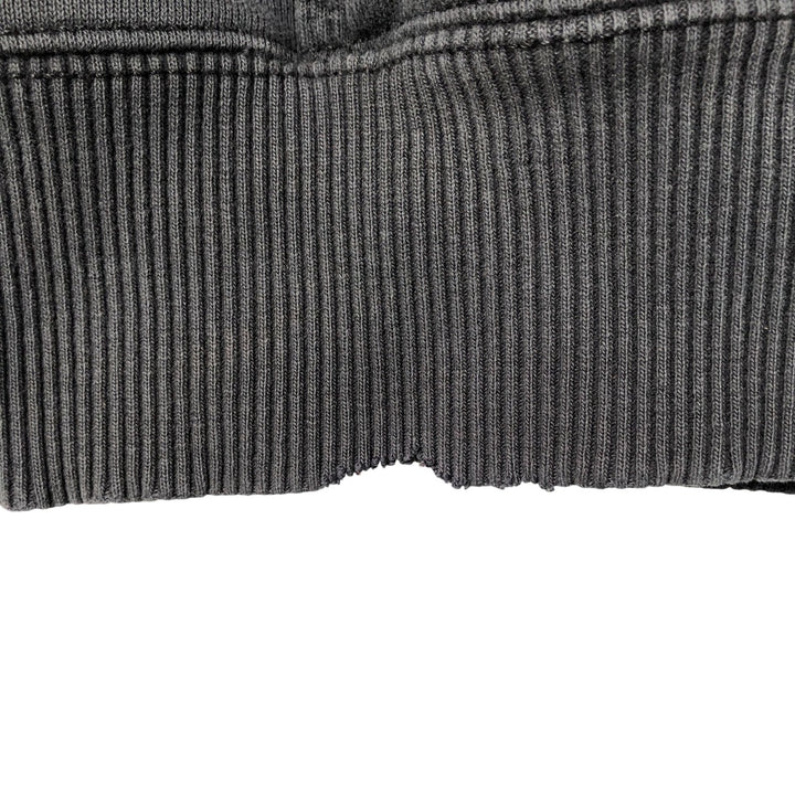 Carhartt ORIGINAL FIT sweatshirt half zip hoodie, men's size L cotton Charcoal Vintage Second Hand