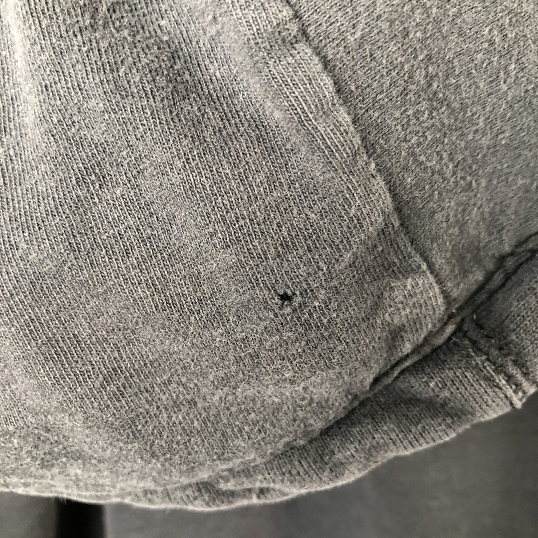 Carhartt ORIGINAL FIT sweatshirt half zip hoodie, men's size L cotton Charcoal Vintage Second Hand