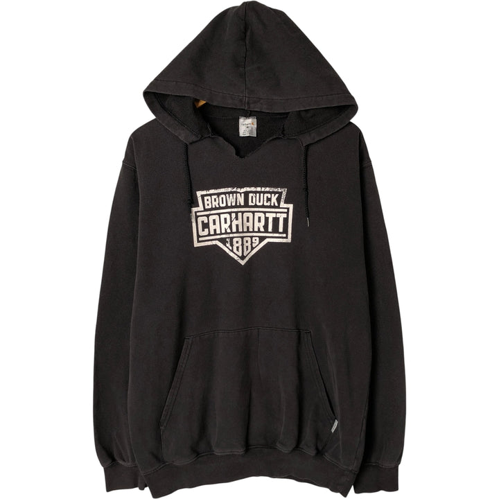 Carhartt Cut-Off Sweat Pullover Hoodie, Men's Size M cotton black type Vintage Second Hand