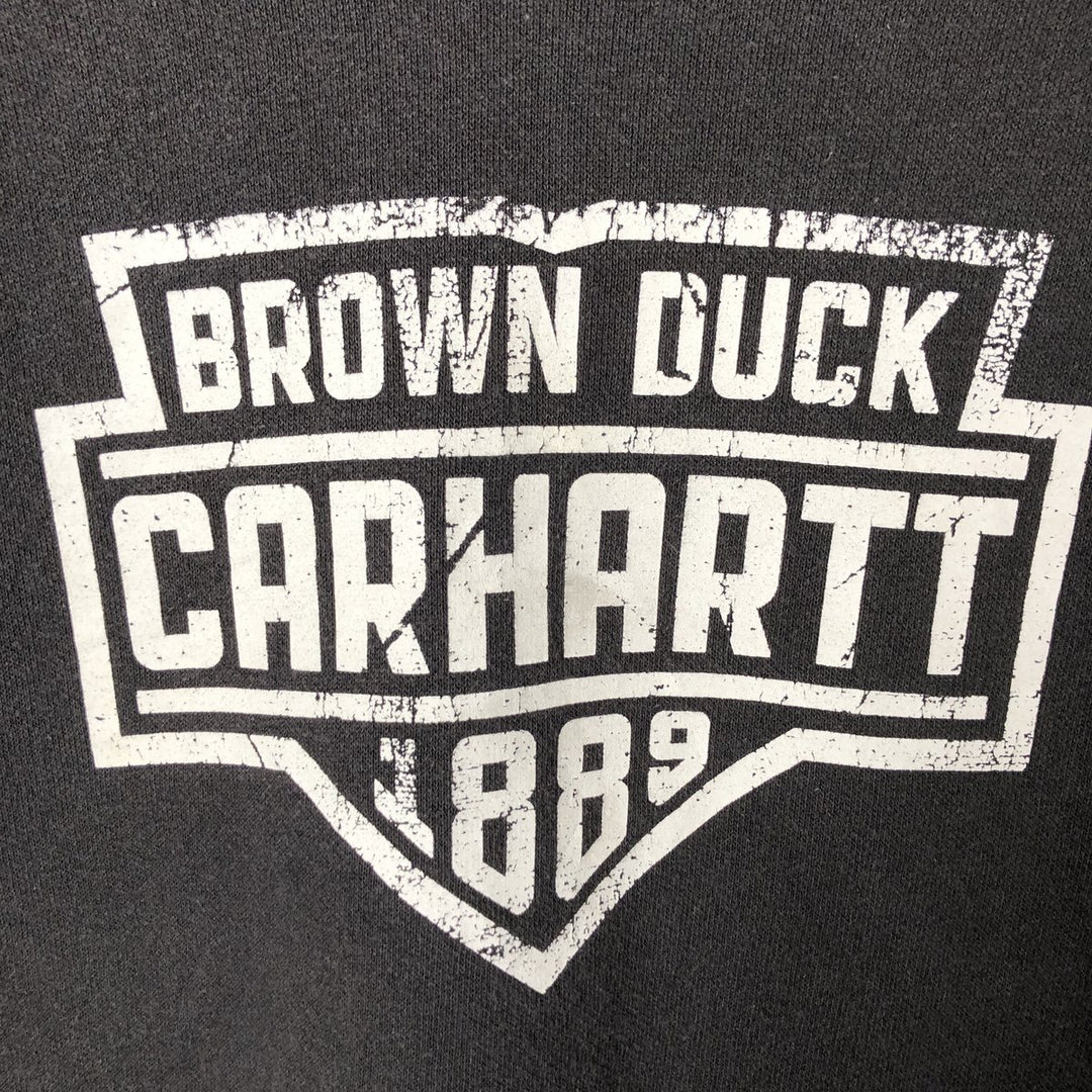 Carhartt Cut-Off Sweat Pullover Hoodie, Men's Size M cotton black type Vintage Second Hand