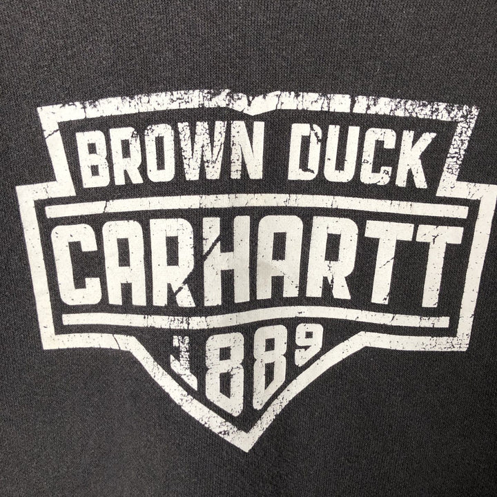 Carhartt Cut-Off Sweat Pullover Hoodie, Men's Size M cotton black type Vintage Second Hand