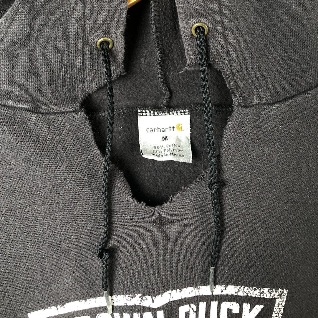 Carhartt Cut-Off Sweat Pullover Hoodie, Men's Size M cotton black type Vintage Second Hand