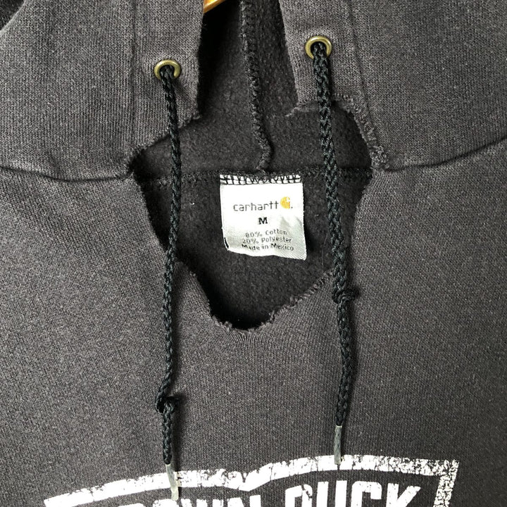 Carhartt Cut-Off Sweat Pullover Hoodie, Men's Size M cotton black type Vintage Second Hand