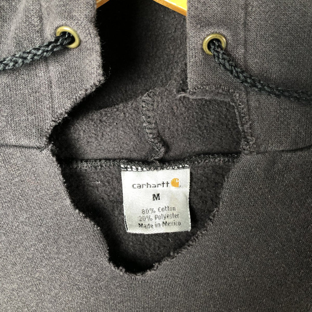 Carhartt Cut-Off Sweat Pullover Hoodie, Men's Size M cotton black type Vintage Second Hand