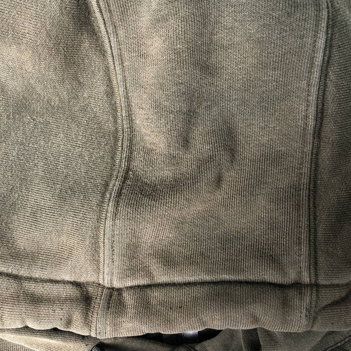 2000'S Carhartt sweatshirt pullover hoodie, men's size XL cotton Khaki type Vintage Second Hand