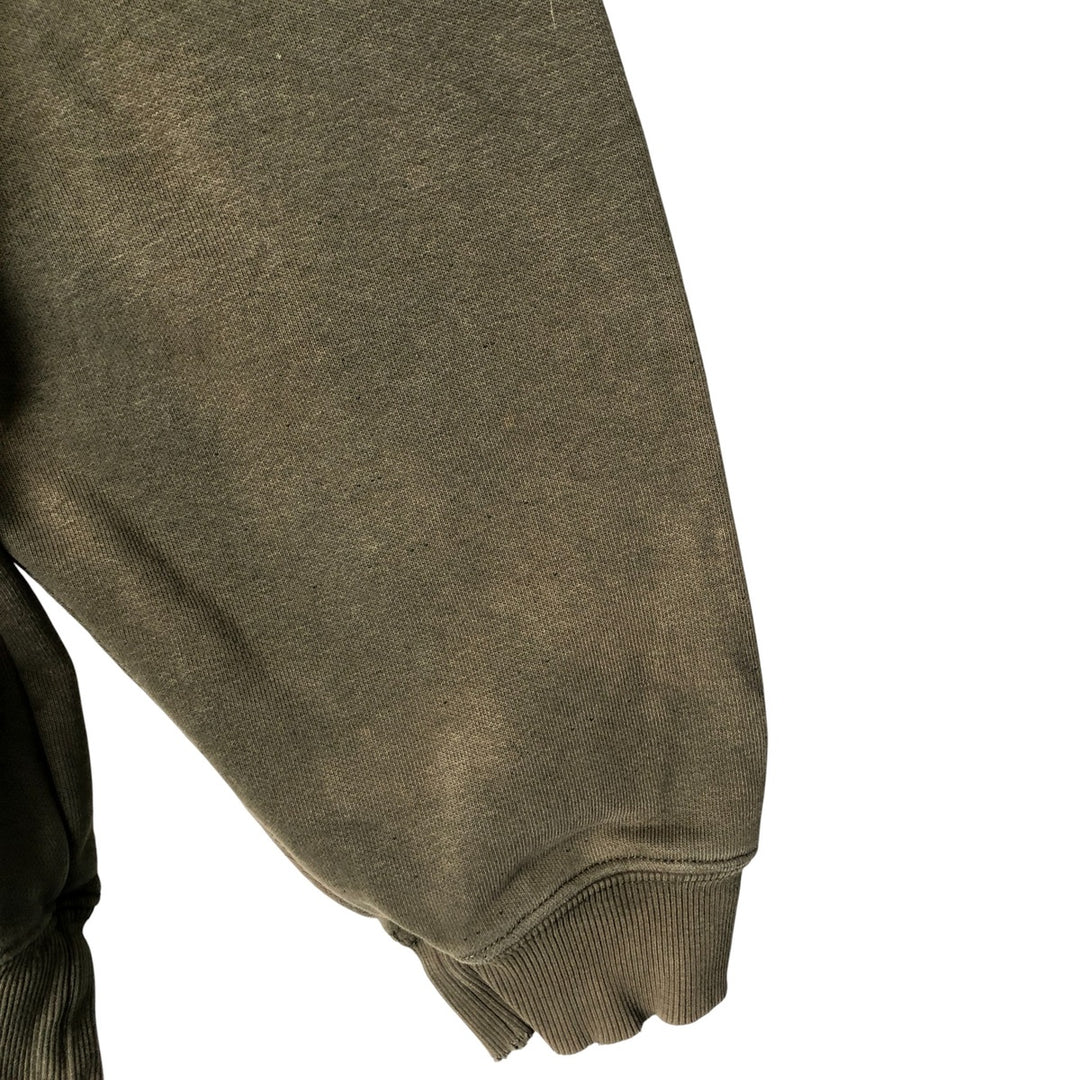 2000'S Carhartt sweatshirt pullover hoodie, men's size XL cotton Khaki type Vintage Second Hand