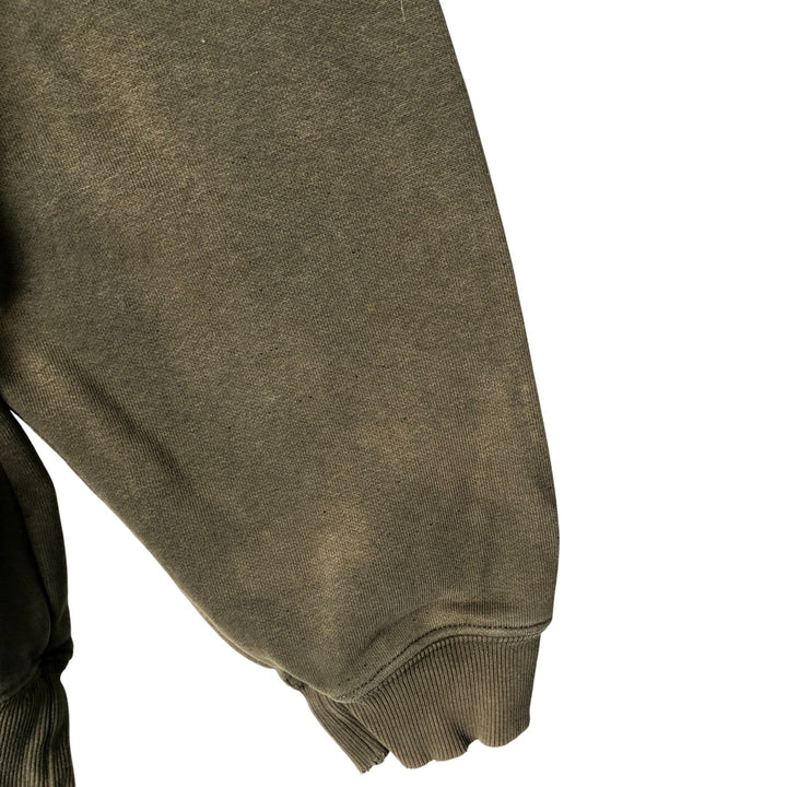2000'S Carhartt sweatshirt pullover hoodie, men's size XL cotton Khaki type Vintage Second Hand