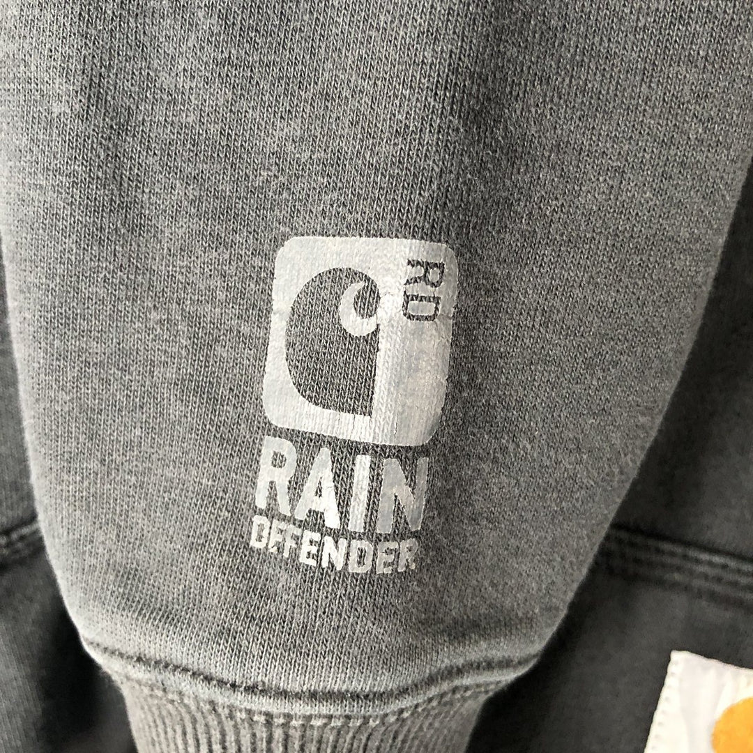 Carhartt Original Fit Rain Defender Pullover Hoodie, Men's Size L cotton black type Vintage Second Hand