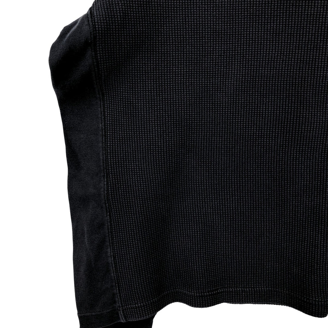 GAP Thermal Long T-Shirt, Waffle, Men's Size L cotton navy blue type Vintage Second Hand