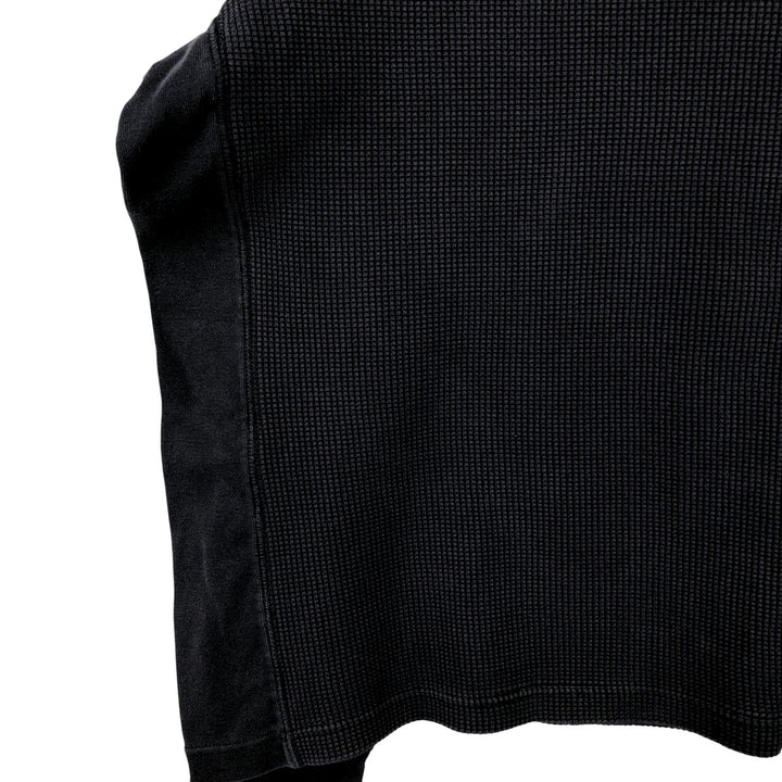 GAP Thermal Long T-Shirt, Waffle, Men's Size L cotton navy blue type Vintage Second Hand