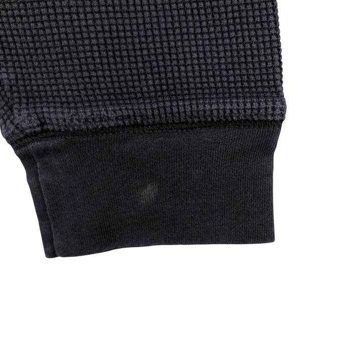 GAP Thermal Long T-Shirt, Waffle, Men's Size L cotton navy blue type Vintage Second Hand