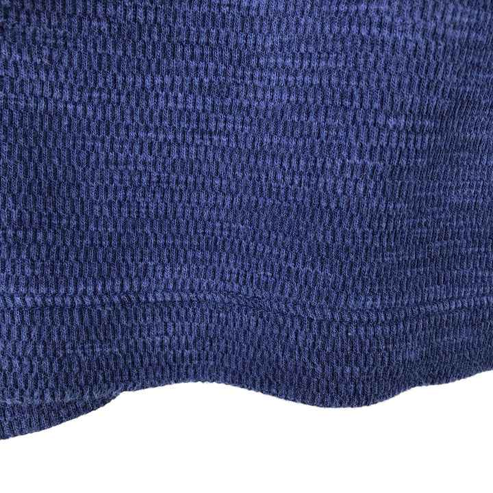 GAP Thermallon T-shirt, Honeycomb, Men's L size cotton navy blue type Vintage Second Hand
