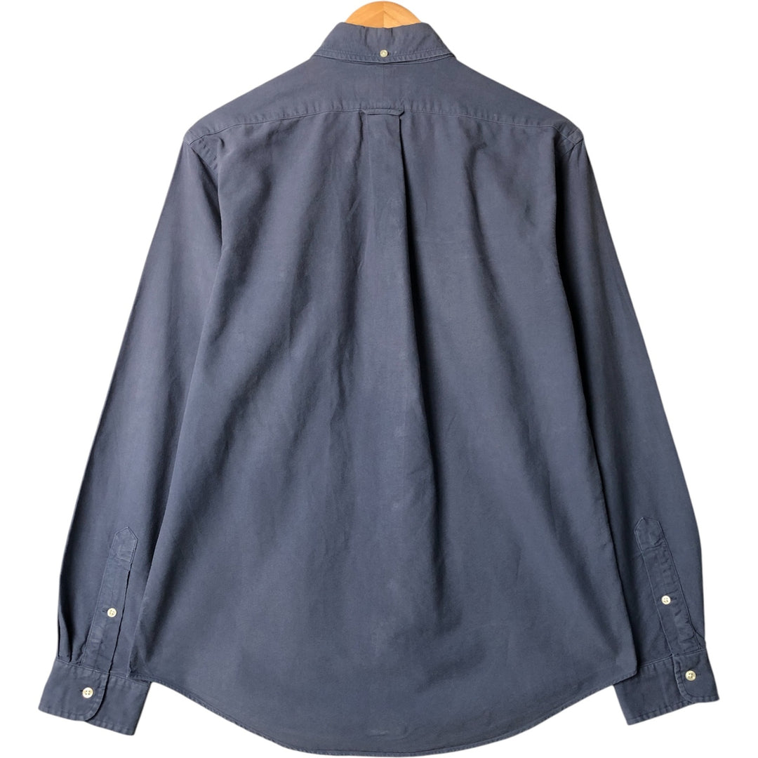Ralph Lauren POLO by Ralph Lauren CUSTOM FIT long-sleeved button-down shirt, men's size M cotton blue type Vintage Second Hand