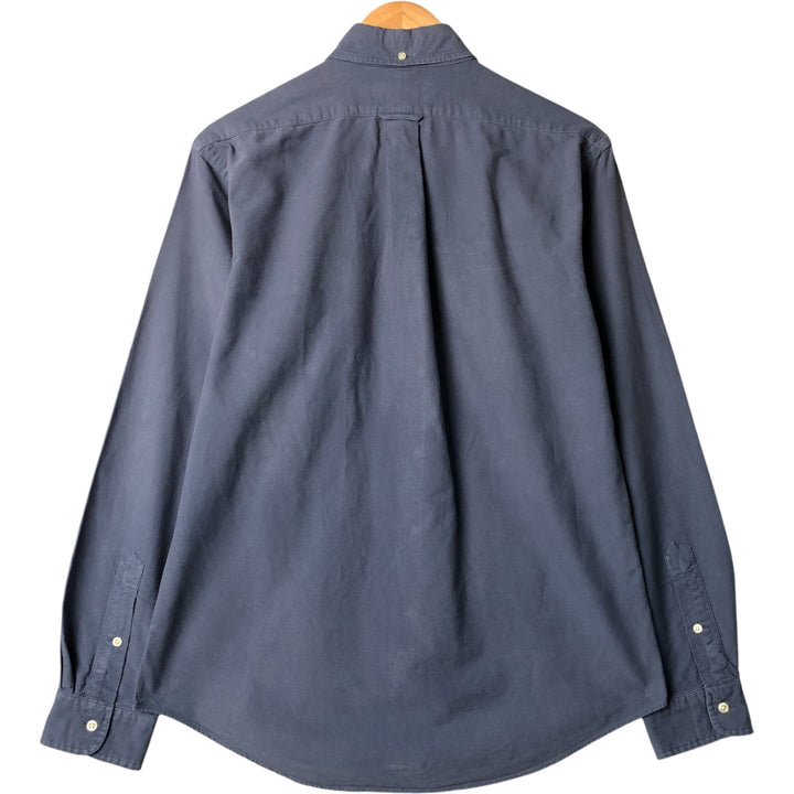 Ralph Lauren POLO by Ralph Lauren CUSTOM FIT long-sleeved button-down shirt, men's size M cotton blue type Vintage Second Hand