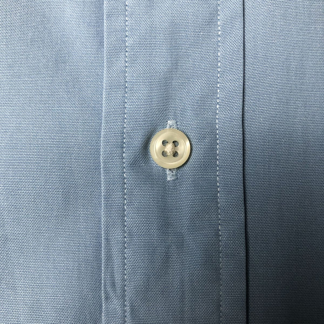 Ralph Lauren YARMOUTH long sleeve button down shirt, men's size L cotton Blue type light blue Vintage Second Hand