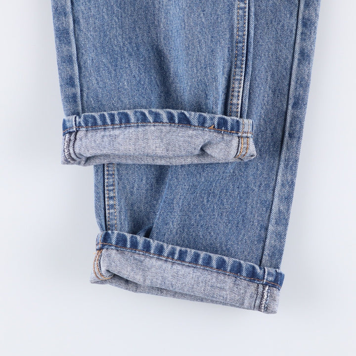 Levi's 505 tapered denim pants for men, size W34 cotton blue type Vintage Second Hand