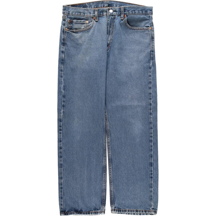 Levi's 505 tapered denim pants for men, equivalent to w35 cotton blue type Vintage Second Hand