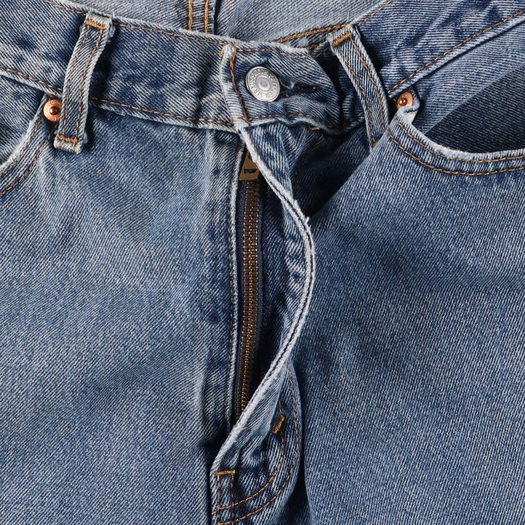 Levi's 505 tapered denim pants for men, equivalent to w35 cotton blue type Vintage Second Hand