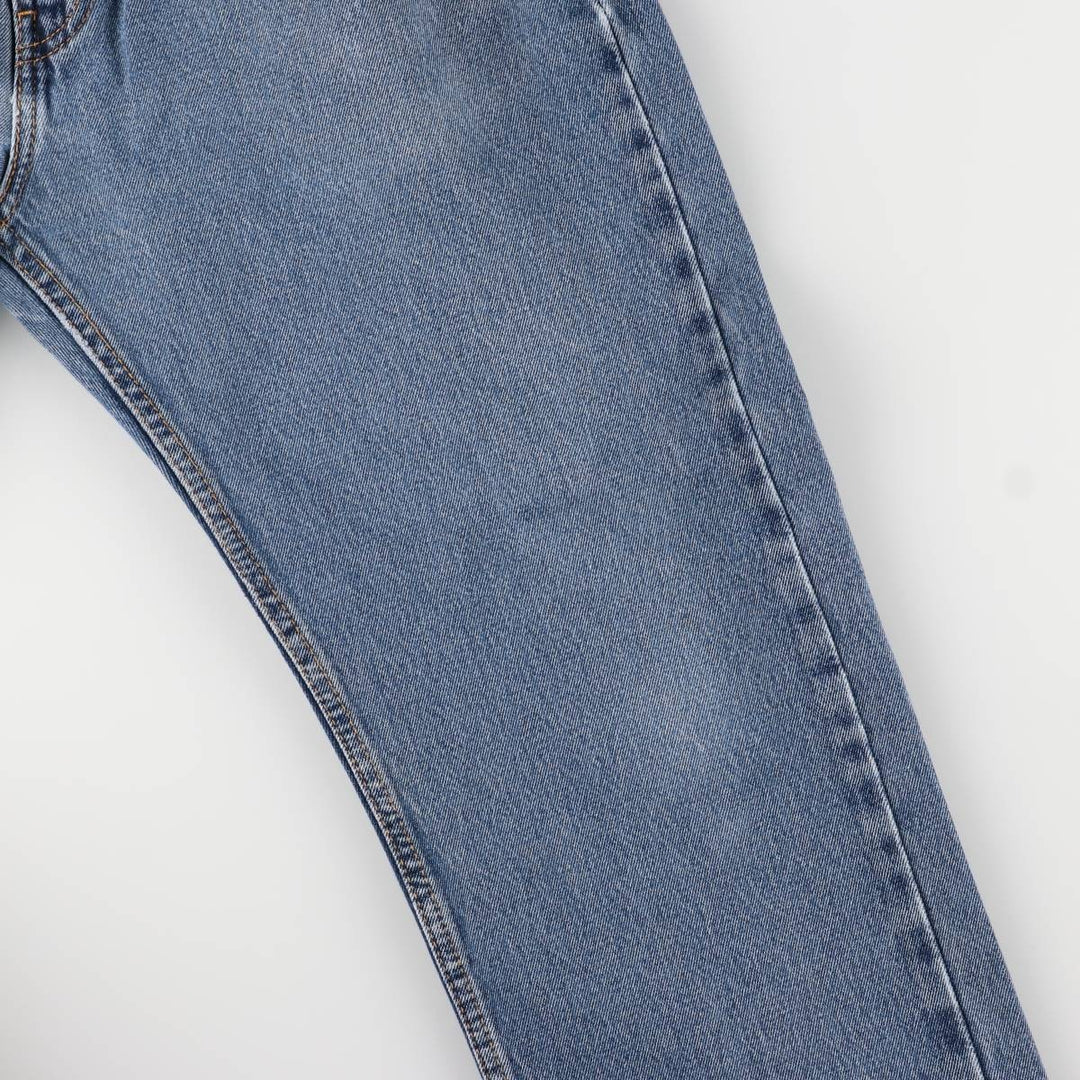 Levi's 505 tapered denim pants for men, equivalent to w35 cotton blue type Vintage Second Hand