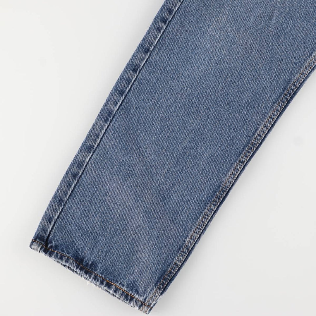 Levi's 505 tapered denim pants for men, equivalent to w35 cotton blue type Vintage Second Hand