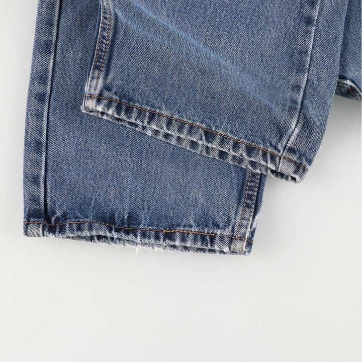 Levi's 505 tapered denim pants for men, equivalent to w35 cotton blue type Vintage Second Hand