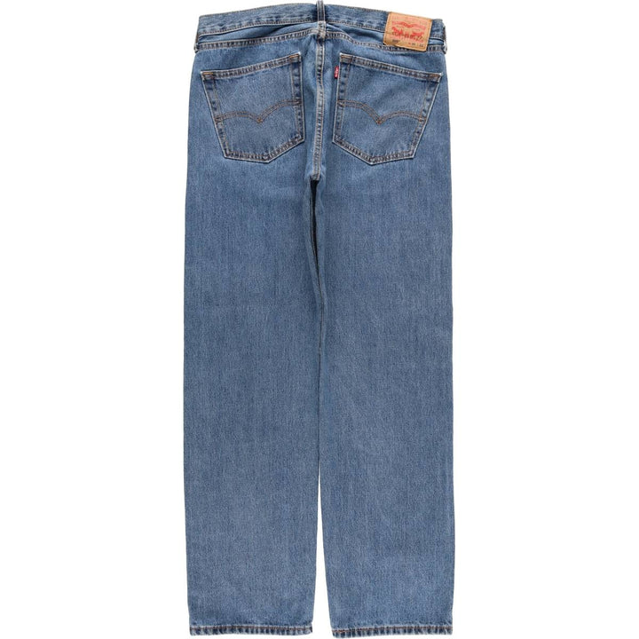Levi's 505 tapered denim pants for men, size w36 cotton blue type Vintage Second Hand