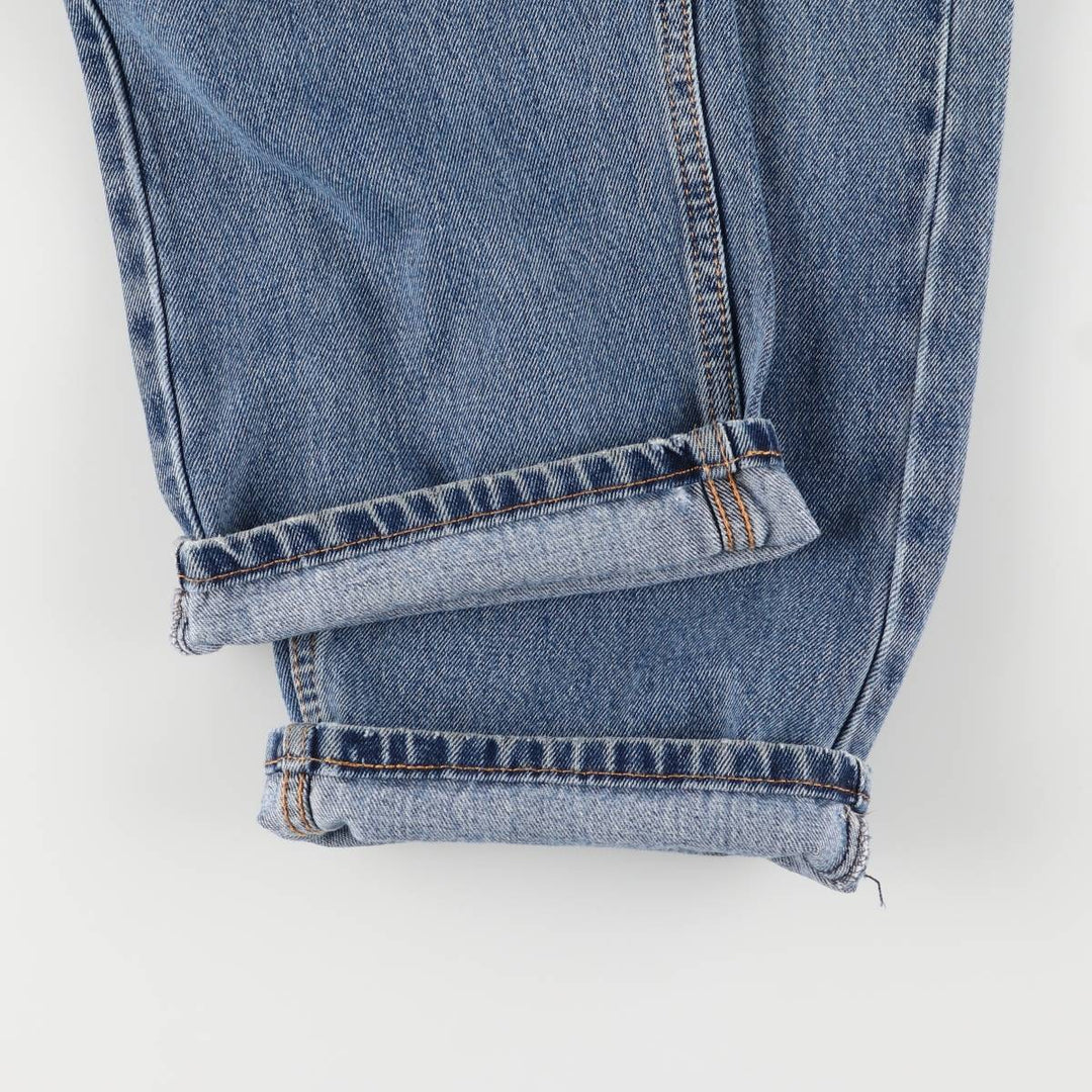 Levi's 505 tapered denim pants for men, size w36 cotton blue type Vintage Second Hand