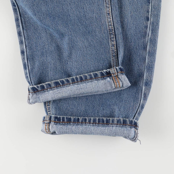 Levi's 505 tapered denim pants for men, size w36 cotton blue type Vintage Second Hand