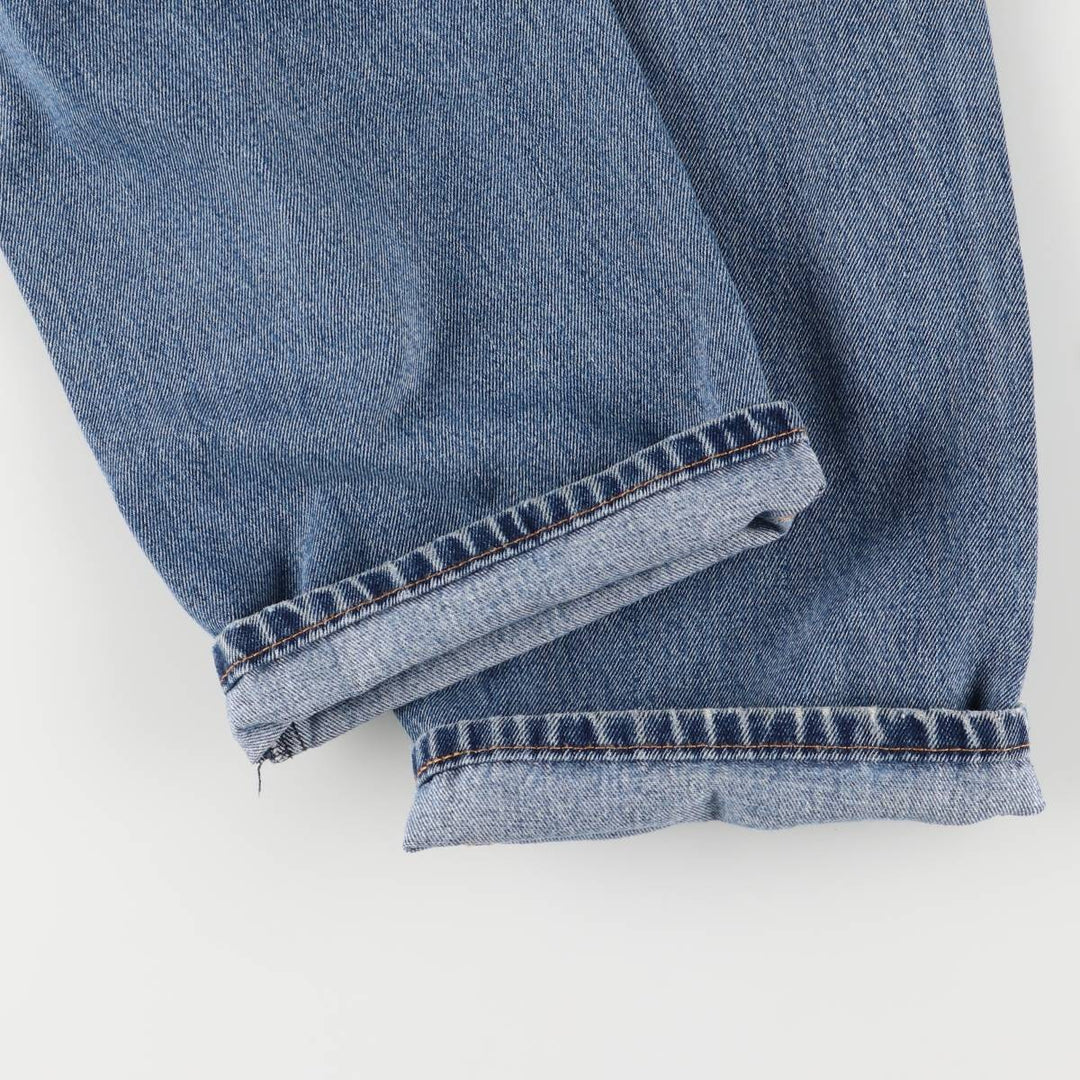 Levi's 505 tapered denim pants for men, size w36 cotton blue type Vintage Second Hand