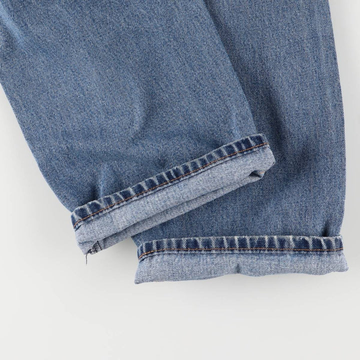 Levi's 505 tapered denim pants for men, size w36 cotton blue type Vintage Second Hand