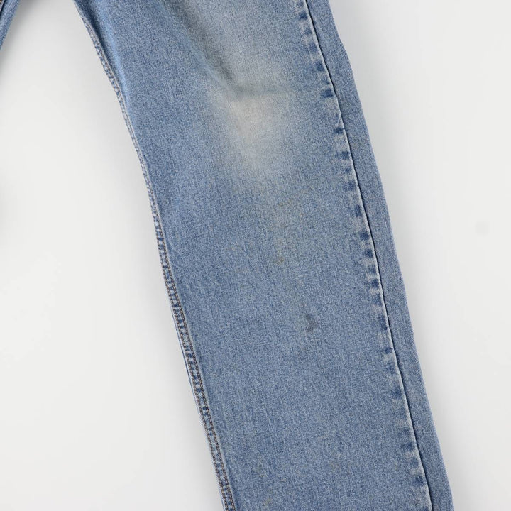 Levi's 505 tapered denim pants for men, size W34 cotton blue type Vintage Second Hand