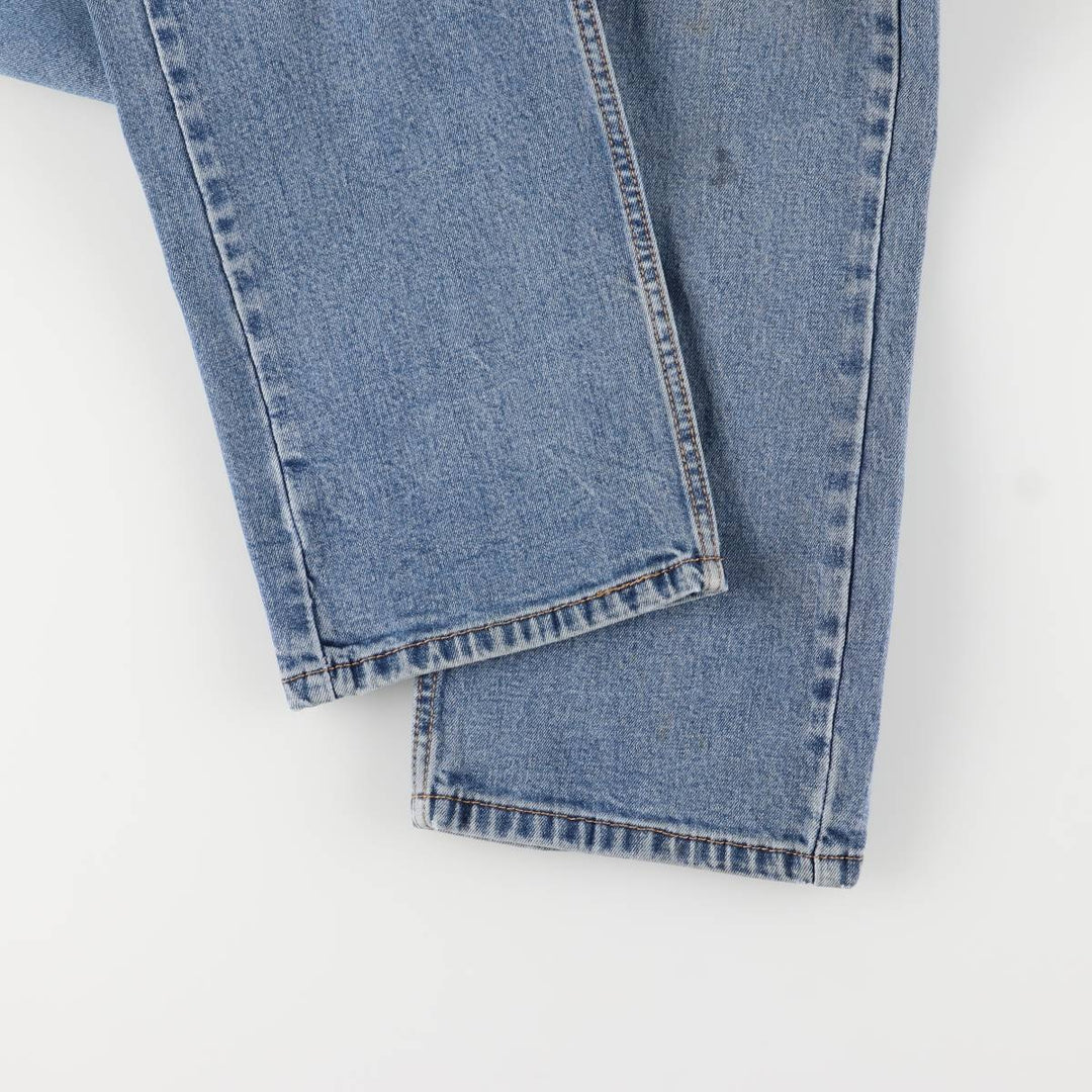 Levi's 505 tapered denim pants for men, size W34 cotton blue type Vintage Second Hand