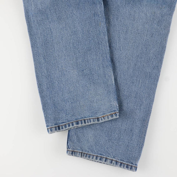 Levi's 505 tapered denim pants for men, size W34 cotton blue type Vintage Second Hand