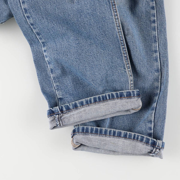 Levi's 505 tapered denim pants for men, size W34 cotton blue type Vintage Second Hand