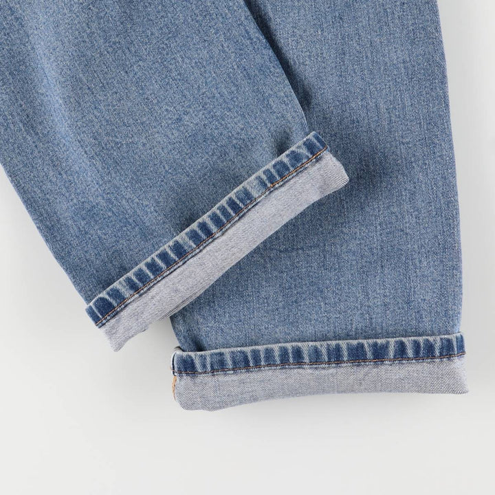 Levi's 505 tapered denim pants for men, size W34 cotton blue type Vintage Second Hand