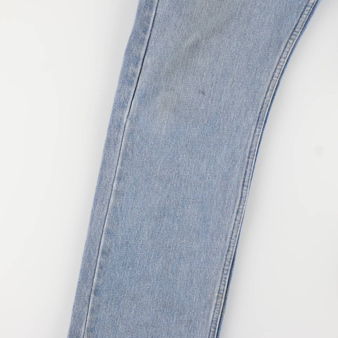 Levi's 505 tapered denim pants for men, size W34 cotton blue type Vintage Second Hand