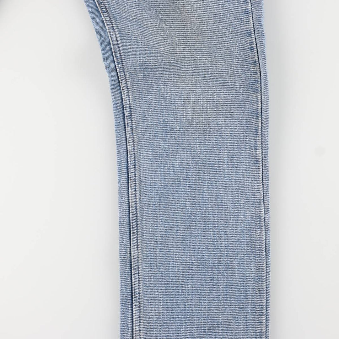 Levi's 505 tapered denim pants for men, size W34 cotton blue type Vintage Second Hand