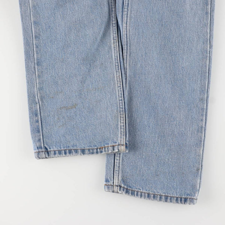 Levi's 505 tapered denim pants for men, size W34 cotton blue type Vintage Second Hand
