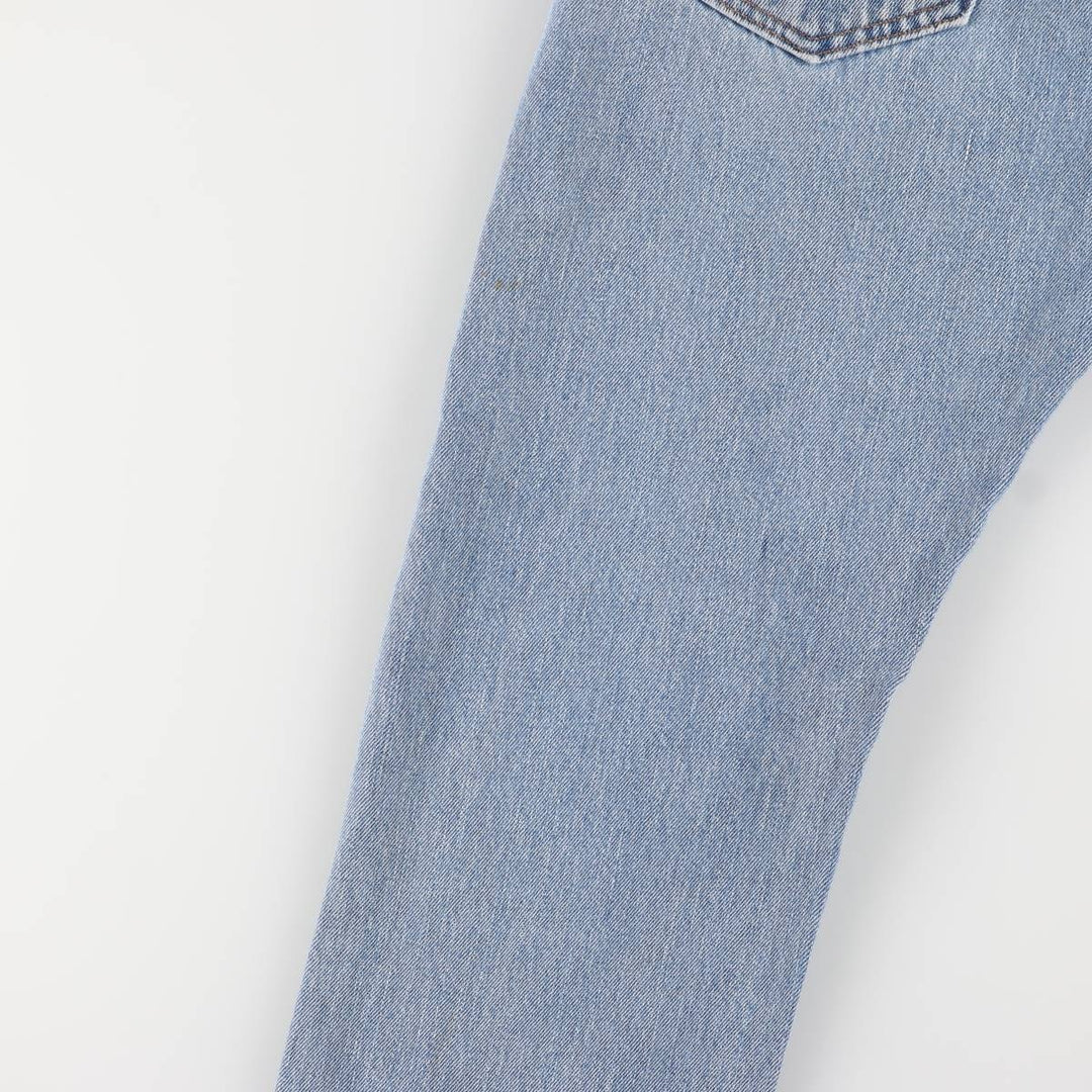 Levi's 505 tapered denim pants for men, size W34 cotton blue type Vintage Second Hand
