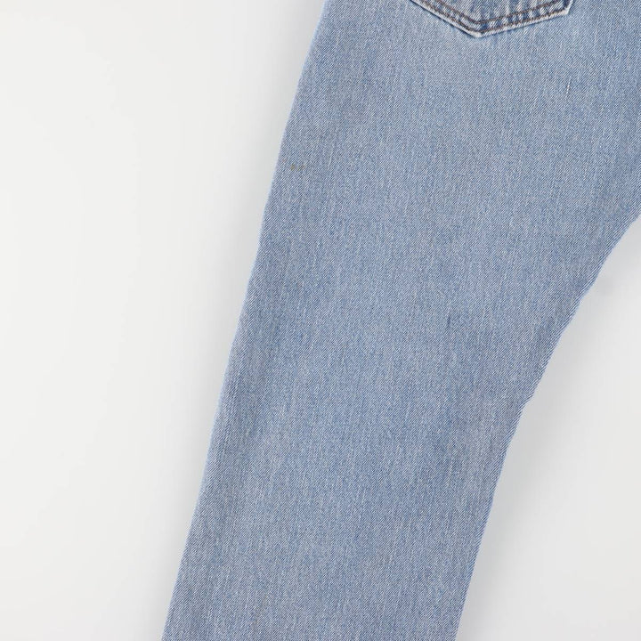 Levi's 505 tapered denim pants for men, size W34 cotton blue type Vintage Second Hand