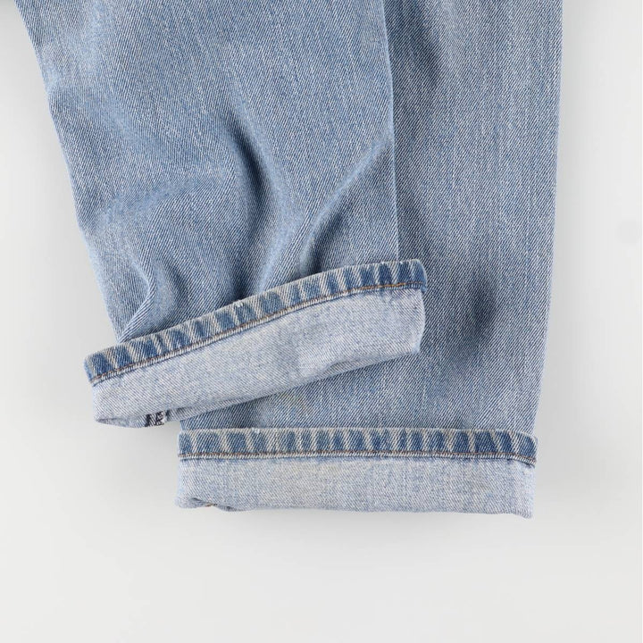 Levi's 505 tapered denim pants for men, size W34 cotton blue type Vintage Second Hand