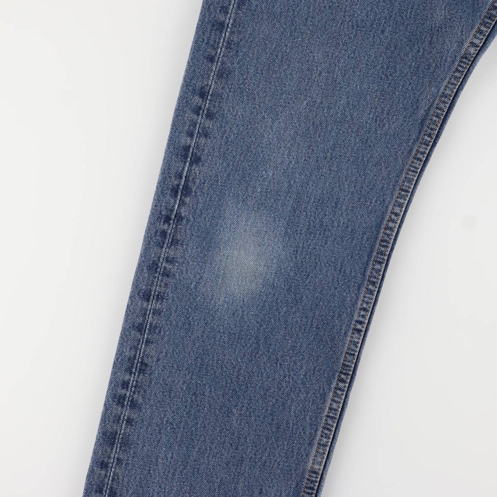 Levi's 505 tapered denim pants for men, size W34 cotton blue type Vintage Second Hand