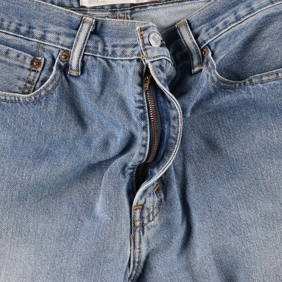 Levi's 505 STRAIGHT FIT tapered denim pants for men, size w37 cotton blue type Vintage Second Hand