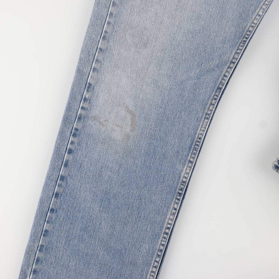 Levi's 505 STRAIGHT FIT tapered denim pants for men, size w37 cotton blue type Vintage Second Hand
