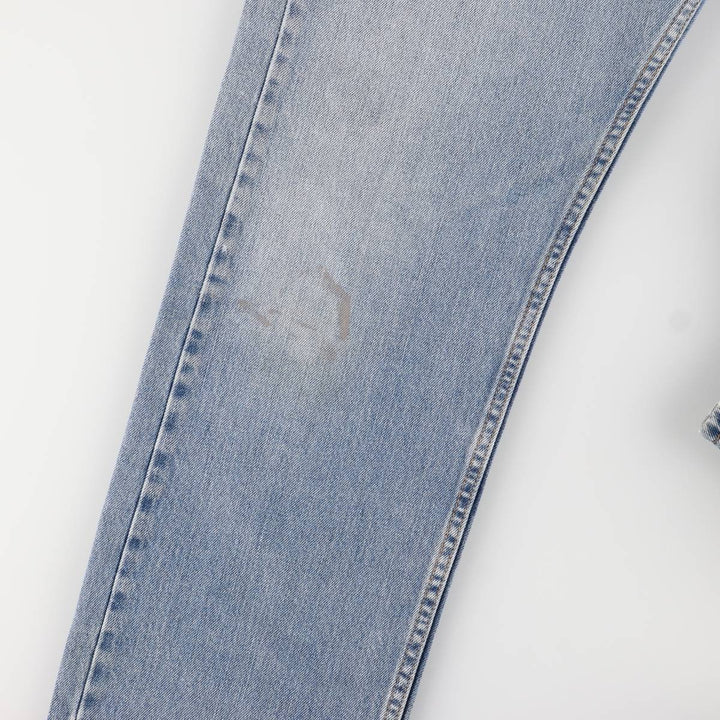 Levi's 505 STRAIGHT FIT tapered denim pants for men, size w37 cotton blue type Vintage Second Hand
