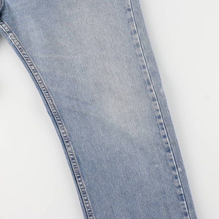 Levi's 505 STRAIGHT FIT tapered denim pants for men, size w37 cotton blue type Vintage Second Hand