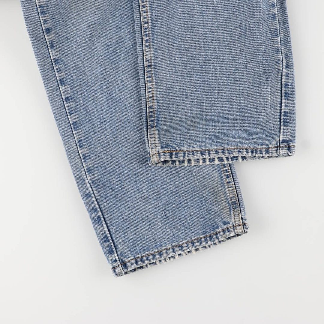 Levi's 505 STRAIGHT FIT tapered denim pants for men, size w37 cotton blue type Vintage Second Hand
