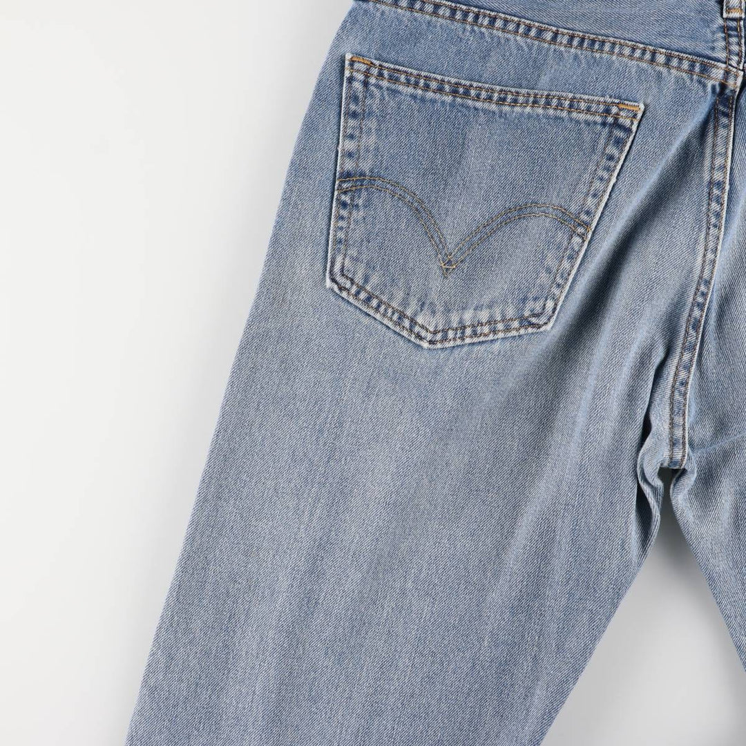 Levi's 505 STRAIGHT FIT tapered denim pants for men, size w37 cotton blue type Vintage Second Hand